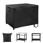  Outdoor Dining Cart Cover - 41 l 24 w 32 h For Royal Gourmet Pc3401b Pc3401s