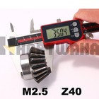 Bevel Gear 90   Umbrella Tooth Bevel Gear Helical Motor M2 5 Tooth Number 40
