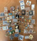 90 Lapel Pins hat Pins Vintage To Current Realy Nice Collection Bulk Grab Bag  1