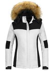 Wantdo Women s Warm Winter Coat Waterproof Ski Jacket Rain Coat With Fur Hood