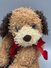Ty Classic 2005 Brown Tyler Puppy Dog 13  Tysilk Beanie Plush Floppy Stuffed Toy