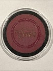 The Sands - Non-denom Roulette casino Chip -  cursive maroon  - Las Vegas