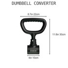 Upgrade Hyperbell Dumbbell Converte To Barbell Set Kettlebell Fitness Adjustable