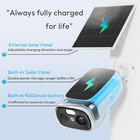 Solar Camera Security Outdoor - 100  Wire-free Security Cameras Wireless Outdoor