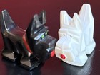 West Highland Terrier And Scottie Dog  Magnetic Pair  1     Vintage 1950s  Germany