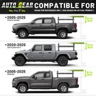 Adjustable 16-24 8  High Truck Bed Racks For 2005-2026 Tacoma 2005-2025 Frontier