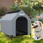 52   Elevated Dog House For Small Breeds Large Pet House W  Ventilated Windows
