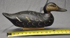 Mason Premier Grade  style Black Duck Drake Duck Decoy Orig  Paint Darkfeather