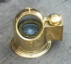 Vintage Binnacle Compass Boatship Binnacle Gimballed With Oil Lamp Sailor Gifts