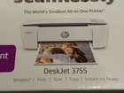 Hp Deskjet 3755 Compact All-in-one Wireless Printer White - New Sealed