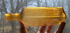 Citron Apricot Udolpho Wolfe s Aromatic Schnapps Bottle 1870s Applied Lip Bottle