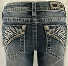 New With Tag Miss Me Jeans M 3483 B Boot Cut Mid-rise Inseam 34  Dark Blue