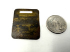 Brass Baggage Check Cincinnati   Montgomery L nrr Hoole Mfg Co