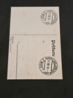 Third Reich Jewish Ghetto Getto Postcard Adolf Hitler Stamp Ww2 Wwii Nazi German