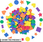 Assorted Self Adhesive Foam Shapes  Multicolored