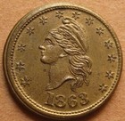 Rare Token - Fuld 1 436b R-7 Choice Unc - French Liberty Head   United Country