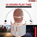 5 Core Microphone Wireless Karaoke Mic With Speaker Portable Bluetooth Microfono