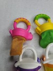Lot Of 4 Munchkin Baby Fresh Food Feeders  Mesh   Silicone 2 With Covers