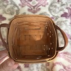 Vintage Longaberger Small Sweet Basil Herb Booking Basket 1996