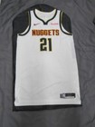 2024-25 Nuggets Spencer Jones Game Issued Jersey Abu Dhabi Preseason Debut Worn 