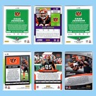 Lot Of 6 Chad Johnson Football Cards Cincinnati Bengals Patriots Dolphins Topps