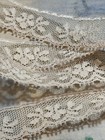 Antique Vintage Lace French Delicate Peach Valenciennes 5 8  Edging