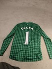 Manchester United 2012 - 2013 Goalkeeper Football Nike Jersey  1 De Gea Medium 