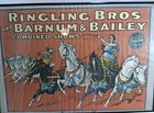 Vtg Ringling Bros barnum Bailey Circus Strobridge Litho 24 5    X 17 Read Look
