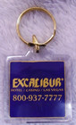 Vintage-rare-  excalibur  Hotel Casino Key Chain Ring Fob Las Vegas Nevada