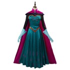 Frozen 2 Elsa Queen Costume Cosplay Costume Dress Cape Halloween Outfit Gift
