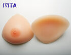 A-ff Cup Triangle Silicone Breast Forms Cd Tg Bra Enhancer Silicone Pad Inserts