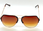 Retro Gold Pilot Sunglasses For Women Men  2025 Metal Oversized 70s Vintage