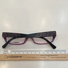 Marchon Nyc Majestic 001 Purple Black Plastic Full Rim 52 16 135