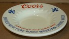 Coors  America s Fine Light Beer  Ceramic Ashtray  5 3 4 Inches 