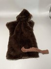 Monkey Hand Puppet Plush Brown Soft Toy 12  Kids Animal Play Cute Face Tail