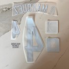 2014 Rafa Marquez Mexico Nameset Name Number Dorsal Mundial World Cup Patch Set