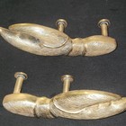 Red Lobster       Original  Brass Door Handles  In Great Condition 