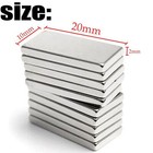 20x10x2mm Super Strong Magnets Block Fridge Rare Earth Neodymium