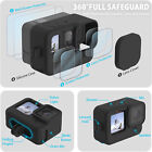 Black Silicone Case For Gopro Hero 12 11 10 9 Screen Protectors Lens Caps Kit