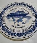 Blue Delft Holland America 1999 Grand Cruise Voyages Ms Rotterdam Ship Cruises 