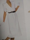 Pullover Dress Plunge V 12 Vogue Paris Givenchy 2165 Sewing Pattern Uc Vtg 80s