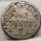 1863 Broas Pie Baker New York  United We Stand  1 Country  Civil War Token Cwt30