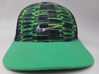 Youth Size 4-7 Nike Snapback Hat Cap Polyester Swoosh Logo Boy Girl Green Blue
