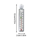 Aquarium Fish Tank Thermometer Glass Meter Water Temperature Gauge Suction Cup