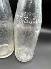 Lot Of 4 Vintage Pepsi-cola Glass Soda Bottles