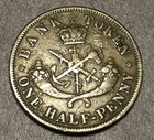 1854 Bank Of Upper Canada One Penny Bank Token - Nice Upper Grade