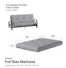 Full Sofa 6  Sleeper Bed Mattress Polyester Fill Futon Mattress Thermobonded