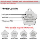 Glitter Paw Print Personalised Pet Id Tags Custom Engraved Dog Cat Collar Tag