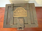 Cast Iron Strong Box With Brass Winchester Plaque Rustic New Made To Look Old