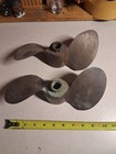 Vintage Brass 2 Blade Boat Propellers Michigan Lot Of 2